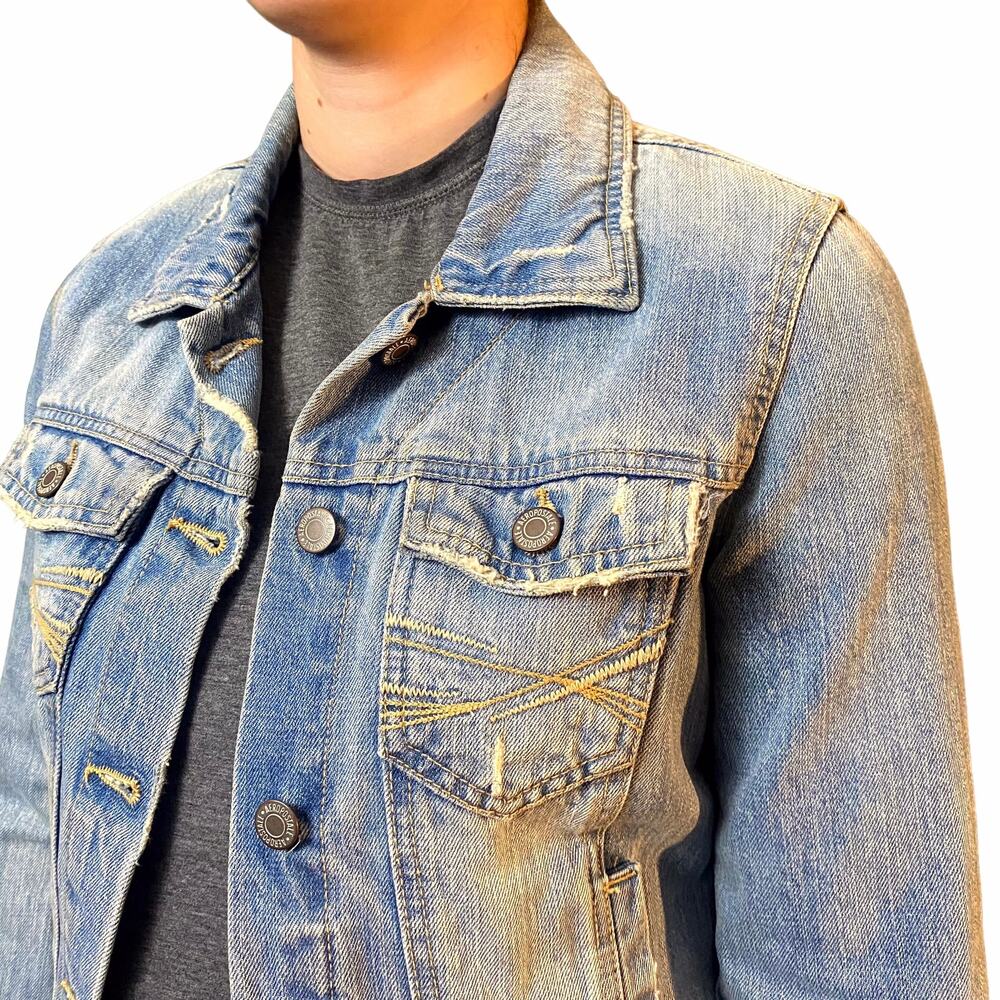 Aeropostale Denim Jacket Size Small - Picture 4 of 4
